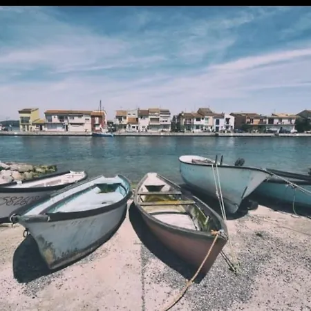 Le Barreur Maison Authentique Setoise La Pointe Courte, Bord De Mer, Climatisee, Parking Gratuit Proximite بيت ضيافة 3*